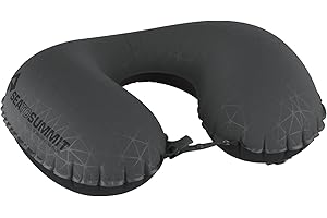 Sea to Summit - Aeros Premium Lendenkissen - Aufblasbares Stützkissen - Entlastung des unteren Rückens - Polyestergewebe 50D - Kompakte Reisetasche - Arbeit, Reisen & Autofahrten - Grey - 70g