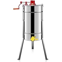 FLYHERO Honigschleuder / 4 Waben/Manuell/Rostfreier Edelstahl/Imker Honig NeuExtracteur De Miel Acier Lnoxydable 4Cadre…