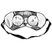Produktbild Comfortable Sleep Eyes Masks Cat Illustrations Pattern Sleeping Mask For Travelling, Night Noon Nap