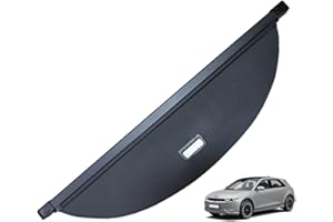 BestEvMod für Ioniq5 Einziehbare Kofferraumabdeckung Innenzubehör,Heckkofferraumabdeckung Sichtschutz Kompatibel mit Hyundai Ioniq 5 2022 2023 Zubehör