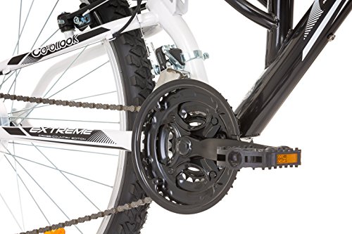 26 Zoll CoollooK EXTREME Fahrrad Fully Full Suspension Mountainbike MTB, Rahmen 43 cm, 18-GANG Schaltung mit Beleuchtung nach STVO EU-PRODUKT - 8