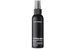 LEON MIGUEL Spray finishing – Premium lakier do włosów do utrwalania włosów rozsypywanych / Hair Fiber | odporny na działanie wiatru, deszczu i potu – 100 ml