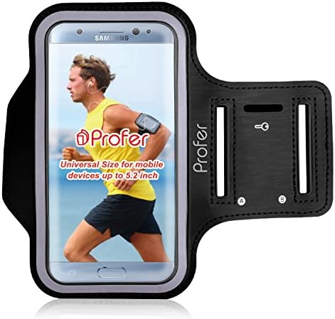 Samsung Galaxy Profer J5/J5 2016 Bracelet Fit Sport Armband Belt Armband with Adjustable Strap for Samsung Galaxy J5/Samsung J5 2016 (Armband Black)