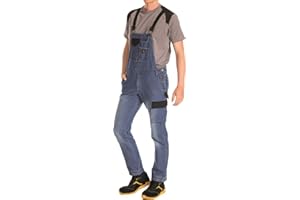 RICA LEWIS Salopette jeans Jmmy tasconi denim chiaro taglia 52