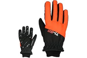 TI-GO Kids Warm Waterproof Anti-Slip Cycling Gloves - Childrens Winter Thermal Sports - Elastic Warm Cuff - Thick Lining for Toddler Skiing Riding