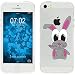 Produktbild PhoneNatic Case für Apple iPhone 5 / 5s / SE Silikon-Hülle Cutiemals M4