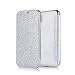 Produktbild Hülle für Samsung Galaxy S8,Samsung Galaxy S8 Lederhülle,Herbests PU Leder Flip Handy Case Handyhülle mit Transparent Glitzer Weich TPU Backcover Silikonhülle für Samsung Galaxy S8 mit Integrierten Kartensteckplätzen,Crystal Durchsichtig Ultradünn Bumper Schutzhülle Etui Ledertasche für Samsung Galaxy S8-Silber