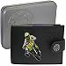 Produktbild Motocross single Rider Motocross Motorrad und Reite Klassek Herren Geldbörse Portemonnaie Brieftasche Moto Auto Sport aus echtem Leder schwarz Geschenk Präsent mit Metall Box
