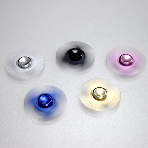 w-top Tri zappeln Hand Spinner Spielzeug Aluminium-Legierung, w-top Spinner EDC Focus Spielzeug Stress Reducer besonders High Speed perfekt für fidgeters hinzufügen/ADHD/Angst/Autismus und Stress Relief Erwachsene Kinder - 8