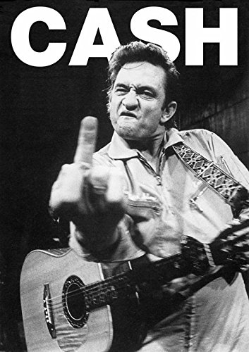 Preisvergleich Produktbild JOHNNY CASH POSTER MITTELFINGER