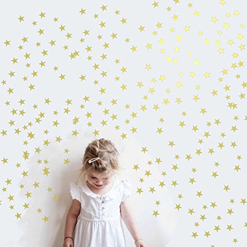 Tile & Aufkleber Star Form Aufkleber – 5,1 cm Zoll – 500 pro Rolle – Folie – Lehrer Supplies Gold - 2