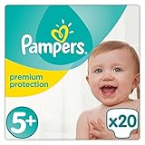 Pampers Premium Protection Größe 5 plus, 13-25 kg, 20 Stück