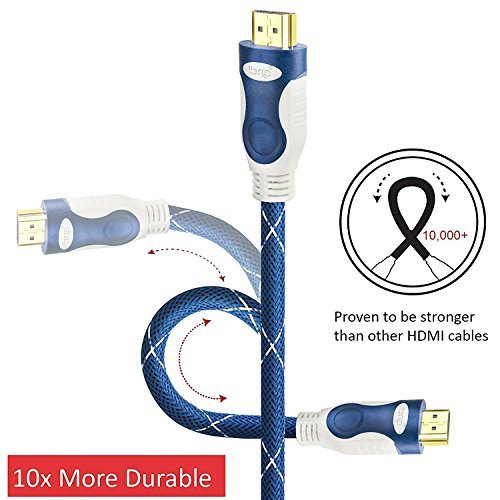 HDMI Kabel 2.0 / 1.4a kompatibel High Speed mit Ethernet (Neuster Standard) ARC 3D 4K Ultra HD (1080p/2160p) – 1m IBRA PROMO GOLD - 5