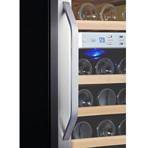 Kalamera KR-21ASSE wine refrigerator for up to 21 bottles (up to 310 mm height), two temperature zones 7-18 ° C… - Image 5