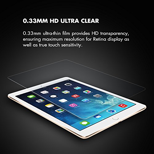 iPad mini Panzerglas folie,aiMaKE iPad mini 2 Panzerglas Displayschutzfolie | Panzerglas schutzfolie für iPad mini 1 / 2 / 3 | 99% HD Ultra-klar glasfolie glasfolie - 2