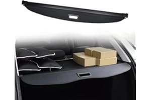 SUHNGE Auto Einziehbarer Laderaumabdeckung Kofferraum für V.W S.h.a.r.a.n 7N 2011-2022, Schwarz Schutz Der Privatsphäre Abdeckung Hutablage Cargo Cover, Ausziehbar Kofferraumabdeckung Rollo