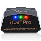 vgate iCar PRO Bluetooth 4.0 (BLE) OBD2 Lettore di Codici di guasto OBDII Codice Scanner Auto Check Engine Light per iOS/Andr