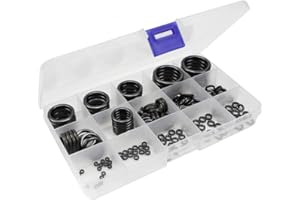 TOPHOMER Lot de 160 Anneaux de Guidage en céramique pour Canne à pêche - 11 Tailles - Accessoires pour Eau salée et Eau Douce