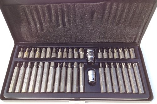 Yato yt-0400 Schraubendreher-Set Bit/Sechskant, Torx, Spline/40 Stück - 2