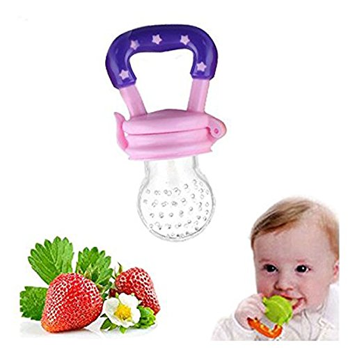 Hosaire Baby Schnuller Mode Kinder Beruhigungssauger Kreativ Silikon Schnuller für 6-18M Mädchen,Junge,Mittlere,Rosa - 2