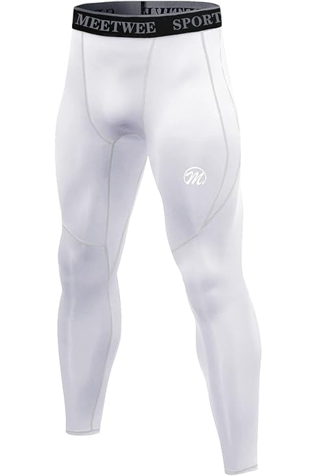 Pantaloni Compressione Uomo - Leggings Sportivi Traspiranti Per Allenamento E Corsa (Confezione Da 2) - Foto 2