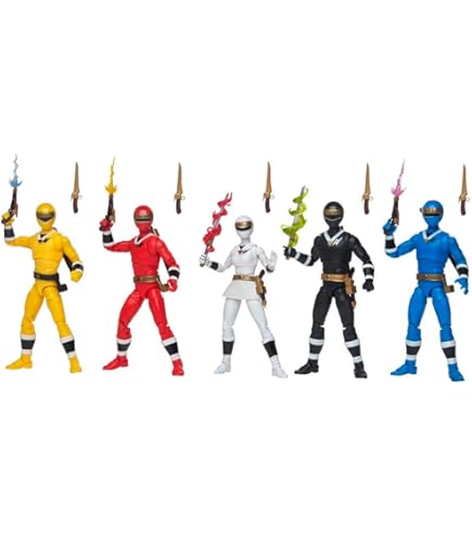 Power Rangers Lot de 5 Figurines 21cm