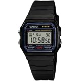 Casio Unisex Watch in Resin/Acrylic Glass with Date Display and LED Light - Water Resistance & Alarm