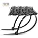 Produktbild Lyanther 8 'Kunststoff Kabel Kabelbinder Nylon Kabelbinder Kabel Kabelbinder 100-Pack (schwarz)