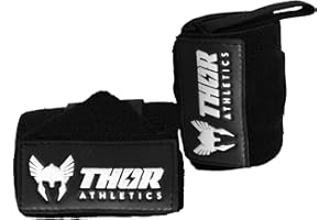 ‎THOR ATHLETICS Thor Athletics Handgelenk Bandagen [Wrist Wraps] 60cm – Handgelenkbandage für Fitness, Bodybuilding, Kraftsport, Powerlifting, Crossfit, Kreuzheben & Gewichtheben