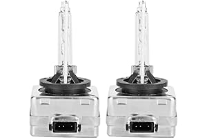 aqxreight 2st D1S 35W 6000K Xenon-lampor Byte Av Bilstrålkastare Hög Ljusstyrka 10000H Livslängd med Säkerhetsskydd för Nattkörning