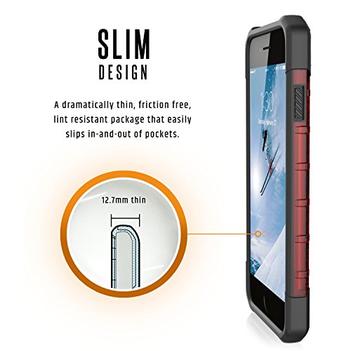 UAG iPhone 8 / 7 / 6S [4.7-inch screen] Plasma Feather-Light Composite [MAGMA] Military Drop Tested iPhone Case