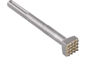 Vearter 1PC SDS MAX Shank 16T 216MM Martillo de aleación profesional Punta de ranura Cincel redondo plano Brocas de martillo eléctrico…