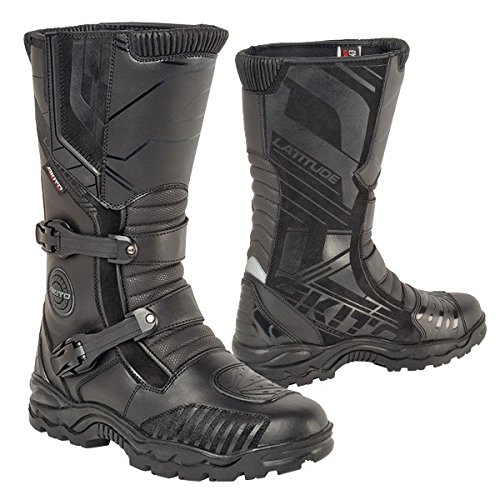 Preisvergleich Produktbild 18405946 / 1200 - Akito Latitude Motorcycle Boots 46 Black (UK 12)