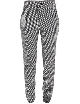 Boutique Moschino Pantaloni Donna A031161211555 Lana Bianco/Nero