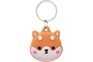 AXFEE AirTag Schutzhülle, Silikon Keyring Schutzhülle Kompatibel mit AirTags, Schutzhülle für Apple AirTags, Mini Apple AirTags Case, Hülle Schlüsselanhänger Case, Leicht Cover mit Schlüsselanhänger