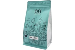 Cafe de Especialidad en grano | Colombia | 100% Arábica | 84 puntos SCA | Tueste Natural y Artesanal | Neiva Huila | Paquete 500g | 69 CrazyBeans Specialty Coffee beans | Cafe en grano natural arabica