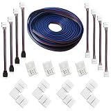 puente luces led 【Diseño de bricolaje】 Estos conjuntos de conectores, que son los conectores más comúnmente utilizados, no requieren que considere otros conectores al comprar estos kits de conectores.