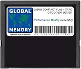 transcend compact flash ultra 256mb industrial GRÖßE/KAPAZITÄT: 256MB 256 MB Compact Flash Card Speicher für Cisco 3800 Series Router (Cisco P/N MEM3800-256 CF, MEM3800-64u256cf)