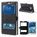 Produktbild jbTec® Flip Case Handy-Hülle zu Samsung Galaxy Note Edge / SM-N915FY - SMART BOOK - Handy-Tasche, Schutz-Hülle, Cover, Handyhülle, Bookstyle, Booklet, Farbe:Schwarz