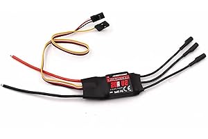 SPARKHOBBY 12A 20A 30A 40A 50A 60A 80A ESC sin escobillas para Skywalker Speed Controler BEC para RC Quadcopter Helicopters Drone de ala Fija (1 Pieza Skywalker 20A)