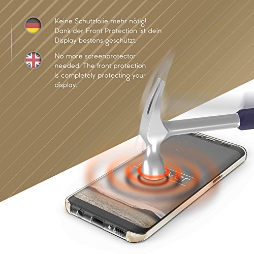 Urcover Funda Galaxy S8 Carcasa Mejorada Samsung Galaxy S8 Cover 360 Grados Carga inal mbrica Qi Case Transparente - Champa a Oro reviews Urcover Funda Galaxy S8 Carcasa Mejorada Samsung Galaxy S8 Cover 360 Grados Carga inal mbrica Qi Case Transparente - Champa a Oro