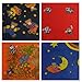 indischerbasar.de Baby Boys' Neckerchief Multicoloured rot blau marine und orange