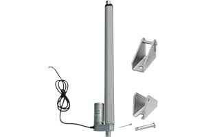 ECO-WORTHY Linear Actuator 12 V 18 cali 450 MM Stroke Length Heavy Duty 330 lbs napęd liniowy silnik regulacyjny mechanizm liniowy 12 V DC Electric Motor DIY for Auto Car Lifting