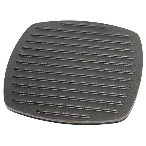 Gusseisen Grillpfanne mit Druckdeckel Bratpfanne mit abnehmbaren Griff 24x 24cm - 6