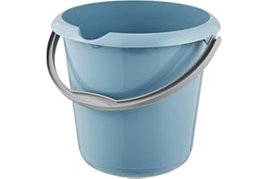 keeeper Seau avec Graduation Intégrée et Poignée Ergonomique, 10 L, Mika, Nordic Blue