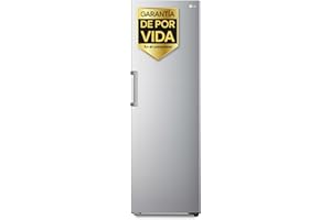 LG GLT51PZGSZ - Frigorífico No Frost, de 186 cm y 413 L, Frigorífico con Función DoorCooling, Compresor Smart Inverter y App, Diseño Minimalista, Color Inox Antihuellas