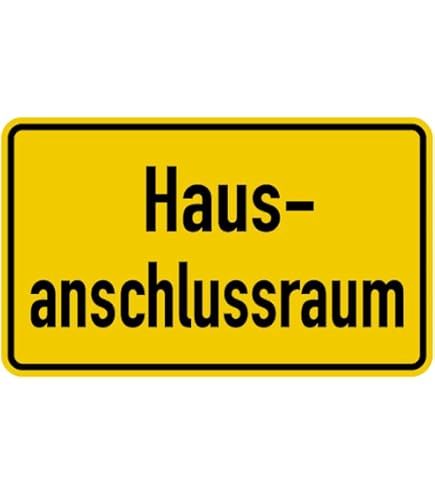 Wasserhaupthahn Aufkleber 200x200mm – Selbstklebend, Blau/weiß, Made In Germany