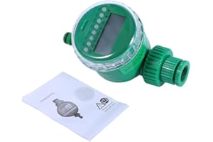 Cinnyi LCD Garden Irrigation Timer Automatic Digital Electronic Watering Equipment for Garden Lawn Home