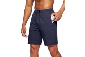 Tansozer Pantalones Cortos Hombre Deporte Shorts Secado Rápido