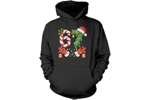 HotScamp Funny Christmas Hoodie for Kids, Teens and Adults – 67 Xmas Hands 6-7 Hooded Sweatshirt - Six Seven Slogan Festive Meme Xmas Hoody Christmas Jumper